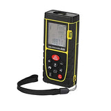 SYGA Digital Laser Distance Measuring Tape Tool, Distance Measuring Meter, Yellow - 80m (Colour & Design May Vary)