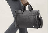 SYGA Mens Messenger Bag Waterproof Leather Computer Laptop Bag Vintage Briefcase Business Satchel Shoulder Bag Luxury Look Gift for Men and Women