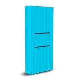 SYGA 1pc Power Bank Cover Only Anti-Slip Silicone Protection Cover for Mi 2C 20000mAh Powerbank_Blue