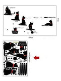 Syga Black Little Cute cat Wall Stickers A_MSHM