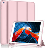 SYGA Flip Case Cover for Apple iPad 10.2" 7th Generation/ 8th Gen 2020 with Pen Holder, Pink