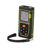 SYGA Digital Laser Distance Measuring Tape Tool, Distance Measuring Meter, Yellow - 70m (Colour & Design May Vary)