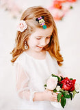 SYGA 10Pcs Baby Hair Clip For Girl Alligator Teeth Hair Accessory For All Type of Infant Toddler Baby Hairs Bow Animal Cartoon Butterfly Mickey Mini Puppy Fish Unicorn Elephant Patterns- Set of 10, Butterfly