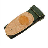 SYGA Cool Design Cotton Leather Guitar Strap(Green)