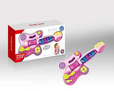 SYGA Baby Electronic Flash Music Guitar Toy for Toddlers_Pink