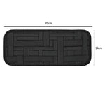 SYGA Cable Organizer Sheet, Criss-Crossing Grid Travel Gadgets Management Case for Hard Drive/Power Bank/Charging Cords Organizer Board