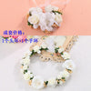 Milky white (chanel) (headband + 1 bracelet) set