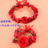 Red (chanel) (head ring + 1 bracelet) set