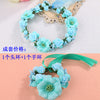Blue (chanel) (headband + 1 bracelet) set