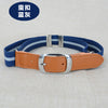 Pretty buckle blue gray