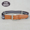 Pin buckle coffee gray