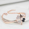Rose gold+white+black