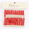 Red 20 suits / 3.5x0.7cm