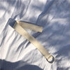 White clean face belt