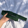 Dark green clean surface belt