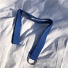 Dark blue clear surface belt