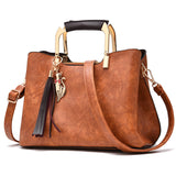 [Cross-border women's bags] Handbags for women 2023 new European and American fashion retro single shoulder crossbody bag middle-aged mother bag