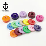 Color resin button wide-brimmed four-eye clothing button shirt cardigan T-shirt coat windbreaker baby button
