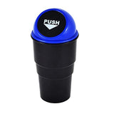 SYGA Office Home and Vehicle Car Auto Garbage Trash Can(Blue)