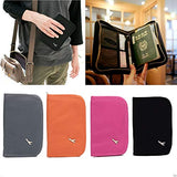 SYGA Portable Travel Card & Passport Holder_Black