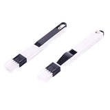 SYGA 2 Pieces Multipurpose Window Groove Cleaning Brush Keyboard Nook and Cranny Dust Small Shovel/Window Track Cleaning Brushes`