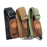 SYGA Cool Design Cotton Leather Guitar Strap(Green)