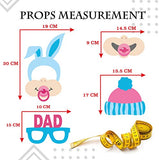 SYGA Set of 22 Baby Shower Props for Family Function