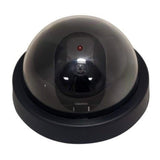 Syga Dummy Fake Security CCTV Dome Camera with Flashing Red LED Light- black