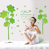 SYGA Green Flowers Decals Design Wall Stickers SK_FUOE