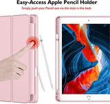 SYGA Flip Case Cover for Apple iPad 10.2" 7th Generation/ 8th Gen 2020 with Pen Holder, Pink