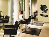 SYGA Women's Beauty Haircut Salon Wall Art Salon Wall Stickers