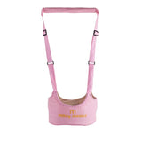 SYGA Handheld Baby Walker with Harness, Adjustable Walking Assistant Helper for Infant Child (Age 6 Months to 24 Months),Stand Up and Learn Walking, Pink