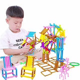 SYGA Jumbo Mega Pack of Multi Colored DIY Educational Building Blocks Smart Stick with Different Shape Game Set for Kids - Smart Sticks, Pack of 500+ Sticks, , 3+Years Children