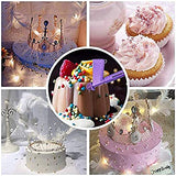 Syga Plastic/Silicone Pearl Applicator Fondant Cake Gun Bakery Cutter Decorating Tool Sugar Craft, 6mm Large Size DIY for Cake Cupcake, Cookies, Desserts, Bread- Purple