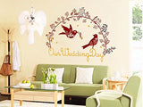 Syga Our Day red Birds Wall Stickers A_FUGS