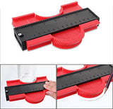 SYGA 14 cm Long Contour Irregular Profile Gauge Duplicator Tiling Laminate Tiles Edge Shaping Wood Measure Ruler for Professional Precise Measurement