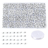 SYGA Beads for Kids Crafts Children's Jewellery Making Set Kit DIY Bracelets Necklace Hairband and Rings Craft Kits Birthday for 4, 5, 6, 7-Year-Old Little Girls-White & Black, BeadsDesign-1