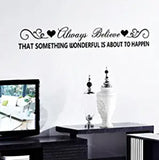 SYGA Black English Alphabet Decals Design Wall Stickers D_HGUH