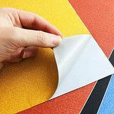 SYGA A4 Glitter Paper, 10 Sheets Glitter Self-Adhesive Sticker Sticky Back Craft Art Sparkling Sign Gemstone Metallic Color for Children's Craft Cutters Art Multicolor
