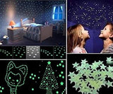 SYGA 50 Pcs Glow in The Dark Stars Decals Design Wall Stickers
