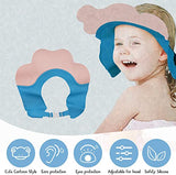 SYGA Baby Shampoo Shower Bathing Protection Bath Soft Cap Soft Adjustable Visor Hat for Toddler, Baby, Kids, Children(Cyan)