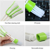 Syga Duster Automotive Air Conditioner Cleaner and Brush, Dust Collector Cleaning Cloth Tool for Keyboard, Window, White, 16.5 x 4 cm