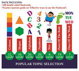 syga English Essential Flash Cards 100 Cards for Kids Child to Learn English Cards- Multi Color