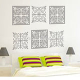 SYGA 'Window Glass' Wall Sticker (PVC Vinyl, 61 cm x 5 cm x 5 cm)(Grey)