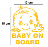 SYGA 'Baby On Board' Baby Stoping Indication Car Stickers