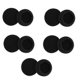 SYGA 35mm Foam Ear Pad Replacement Cushions, Headphone Earphone Headset Disposable Sponge Covers, 5Pair