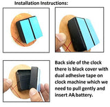 Syga Royal PVC Vinyl Wall Clock Stickers_08 (Black)