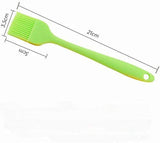 SYGA Silicone Brush Set Pastry Oil Basting Heat Resistant Non-Sticky Grilling for Baking Barbecue Brush(Red)