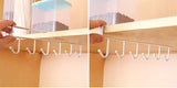SYGA 2 Pieces Wall Hanger 6 Pin Nail Free Rack