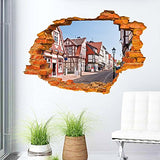 SYGA Street Fashion Creative 3D Effect Wall Stickers